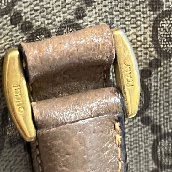 Authenticated Gucci Supreme Web Sherry Boston Ophidia Tote Bag Handbag Purse - Picture 11 of 17